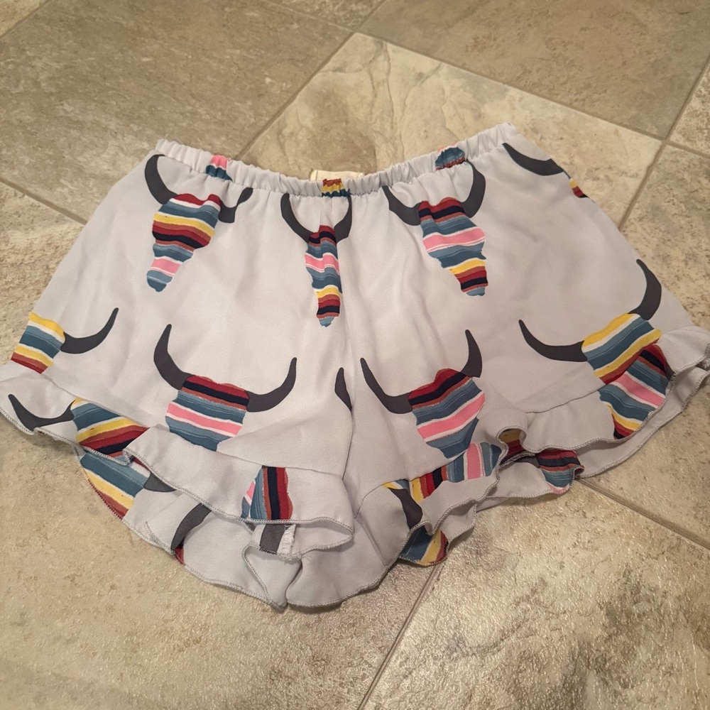Altar'd State Multicolor Patterned Shorts
